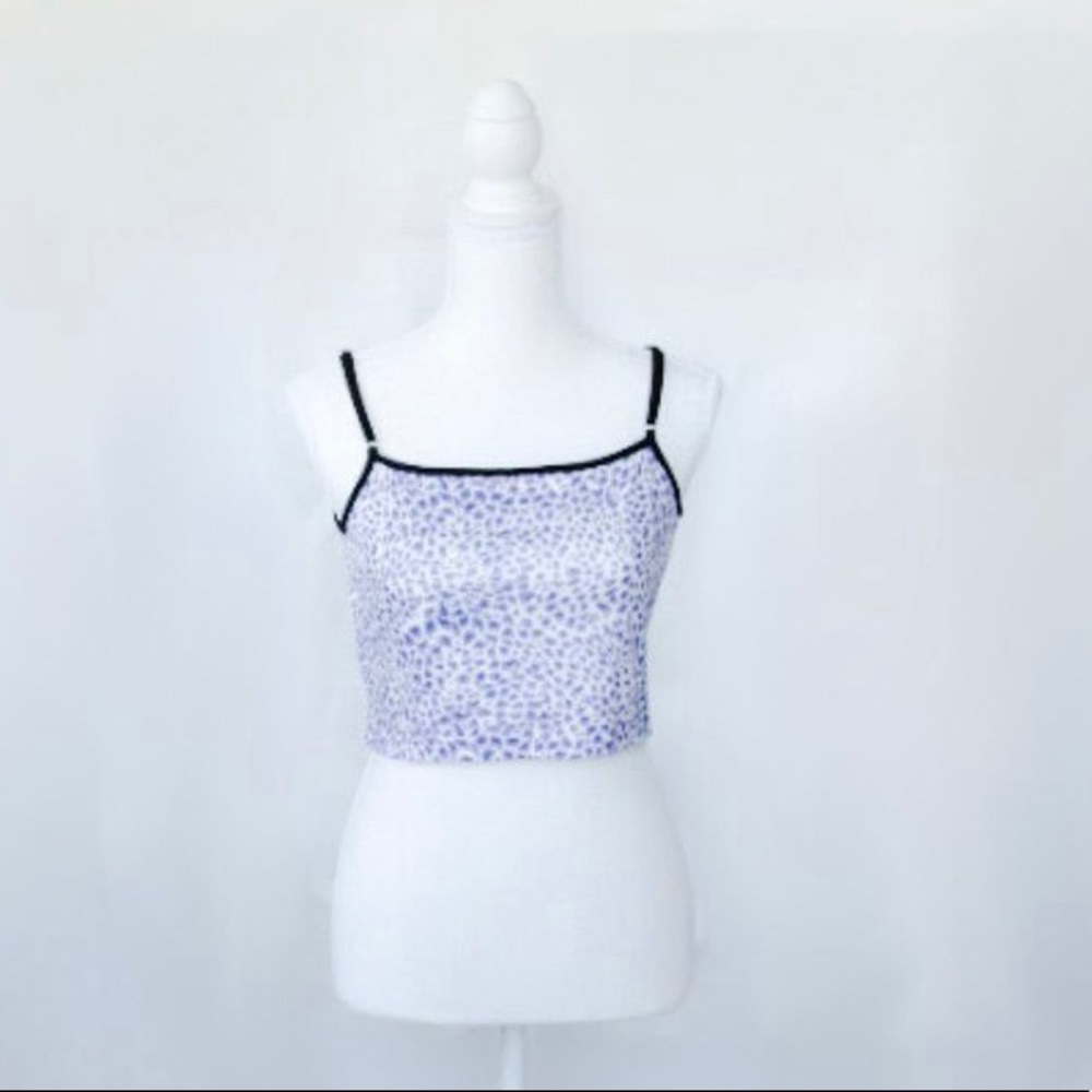 Purple cheetah tank